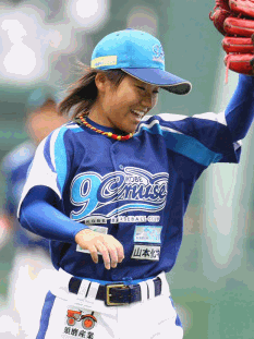 吉田えり ナックルボールを風に 日本初の女子プロ野球選手 吉田えり 初先発